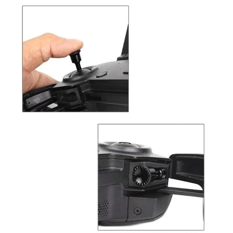 Håndtag / Spak til DJI Mavic Air / Mini / SE / Mavic 2 Pro/Zoom fjernbetjening - 2-pak aluminium - Sort
