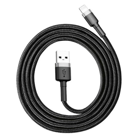 Baseus Cafule USB-A - Lightning-kabel, 2.4A, 0.5m - Sort