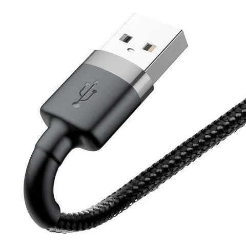 Baseus Cafule USB-A - Lightning-kabel, 2.4A, 0.5m - Sort