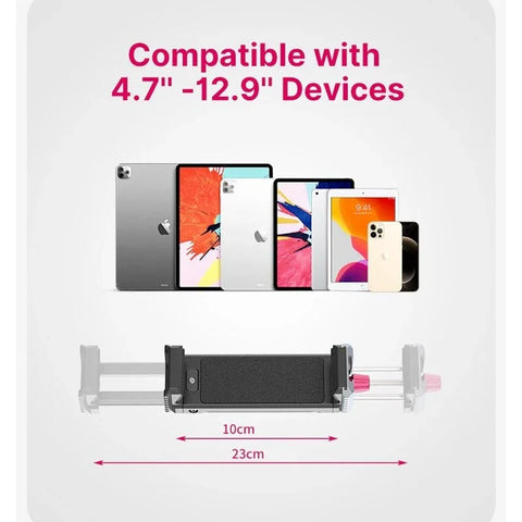 Ulanzi U-Pad III Tablet Klemmebeslag - Holderpude til 1/4" Skrue - Aluminium