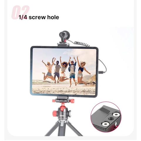 Ulanzi U-Pad III Tablet Klemmebeslag - Holderpude til 1/4" Skrue - Aluminium