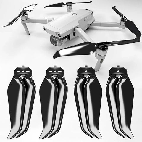 Master Airscrew - DJI Mavic 2 Endure Upgrade Propeller - Propeller til DJI Mavic 2 Pro / Zoom - Sort - Sæt med 4 stk.