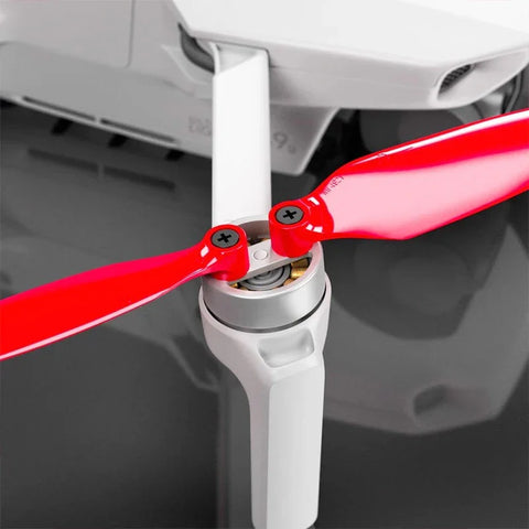Master Airscrew - DJI Mini 2 / SE / 4K Stealth Upgrade Propeller - Propel til DJI Mini 2 / SE / 4K - Rød - Sæt med 4 stk.