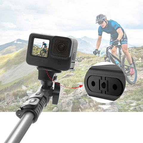 Adapter Foldbare Fingre / 1/4" gevind til GoPro Hero12/11/10/9/8 Sort/MAX - Aluminium