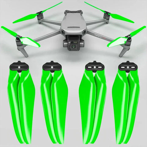Master Airscrew - DJI Mavic 3 Stealth Upgrade Propeller - Propeller til DJI Mavic 3 - Grøn - Sæt med 4 stk.