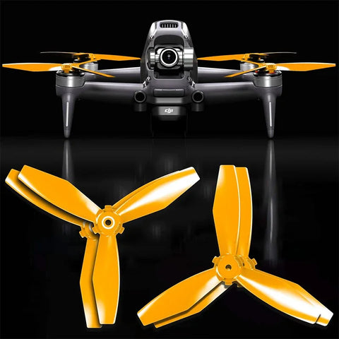 Master Airscrew - DJI FPV Ludicrous Upgrade Propellers - Propeller til DJI FPV - Orange - Sæt med 4 stk.