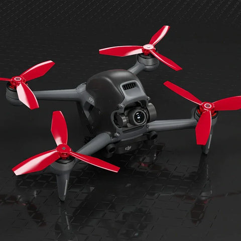 Master Airscrew - DJI FPV Ludicrous Upgrade Propellers - Propel til DJI FPV - Rød - Sæt med 4 stk.