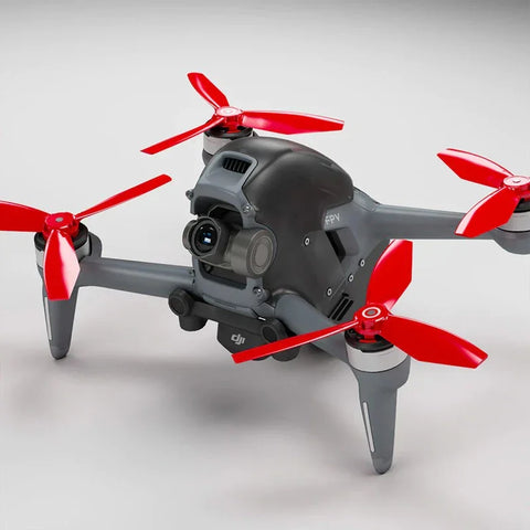 Master Airscrew - DJI FPV Ludicrous Upgrade Propellers - Propel til DJI FPV - Rød - Sæt med 4 stk.