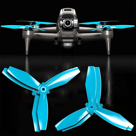 Master Airscrew - DJI FPV Ludicrous Upgrade Propellers - Propeller til DJI FPV - Blå - Sæt med 4 stk.