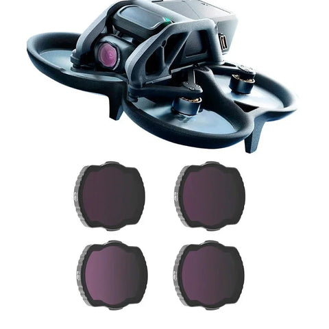 JSR Filter 4-pack - ND8/PL + ND16/PL + ND32/PL + ND64/PL V2 til DJI Avata - Kit