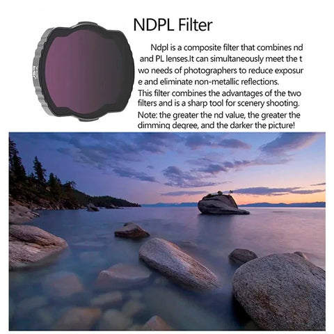 JSR Filter 4-pack - ND8/PL + ND16/PL + ND32/PL + ND64/PL V2 til DJI Avata - Kit