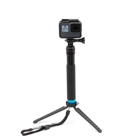 Telesin Tripod - Selfiestang GoPro med Mobilholder - Aluminium 200-900mm