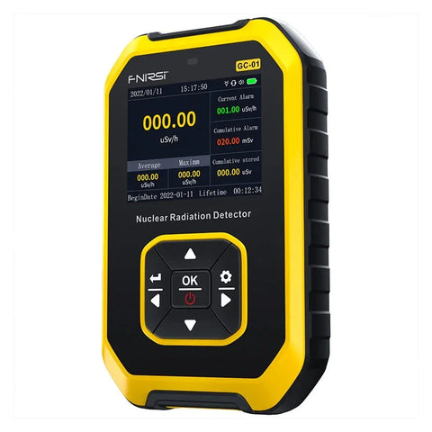 FNIRSI GC-01 Nuklearstrålingsdetektor - Geigertæller / Dosimeter til ioniserende stråling