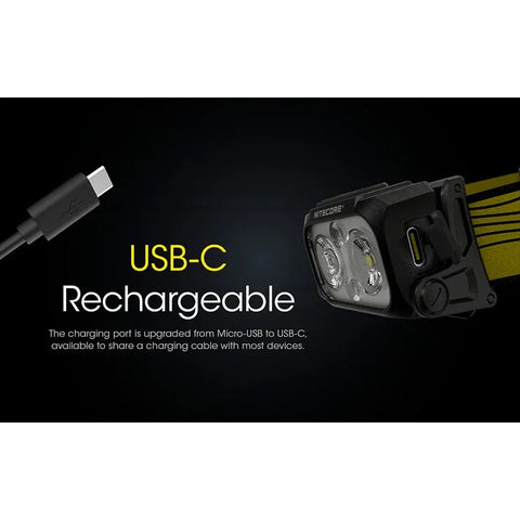 Nitecore NU25 V2 Pandelampe Dobbeltstråle - 400lm