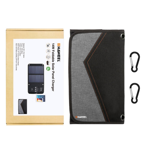 HAWEEL 14W Vikbar Solpanel