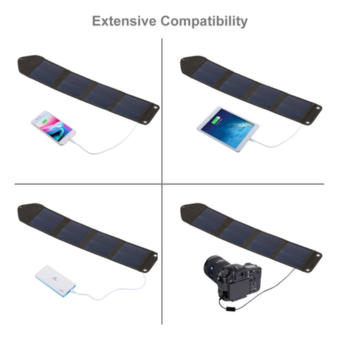 HAWEEL 14W Vikbar Solpanel