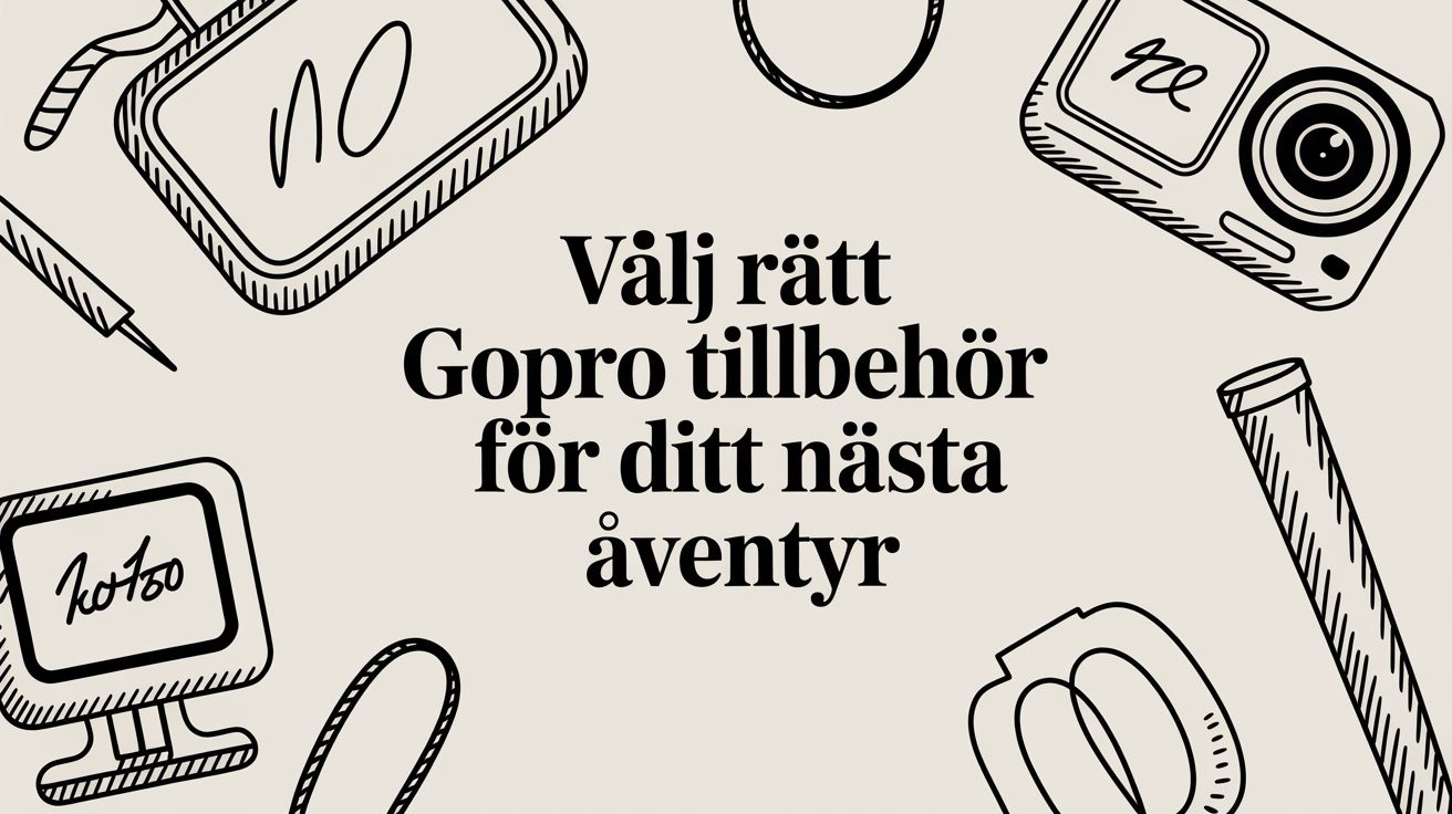 Välj rätt gopro tillbehör för ditt nästa äventyr