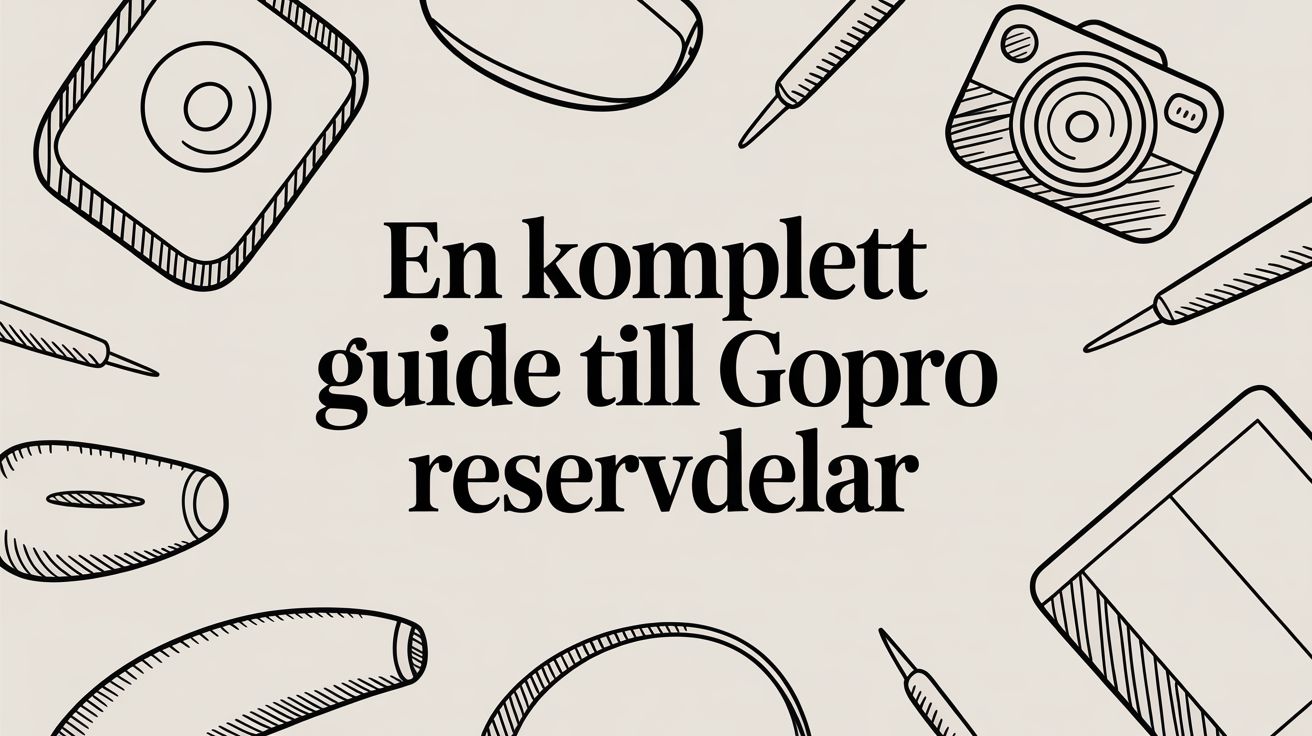 En komplett guide till gopro reservdelar