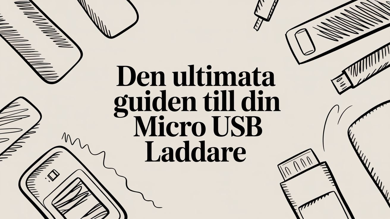Den ultimata guiden till din micro usb laddare