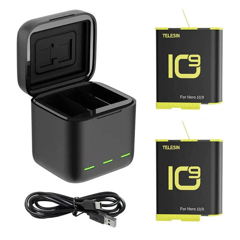 Batterier och batteriladdare till GoPro Hero8 Black - Action King