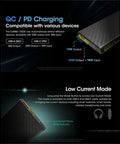 Nitecore CARBO 10000 Power Bank - Portabelt batteri - 10000mAh, 2xUSB Typ A/C, QC 3.0 / PD 20W, 5V, 3A - Kolfiber - Action King