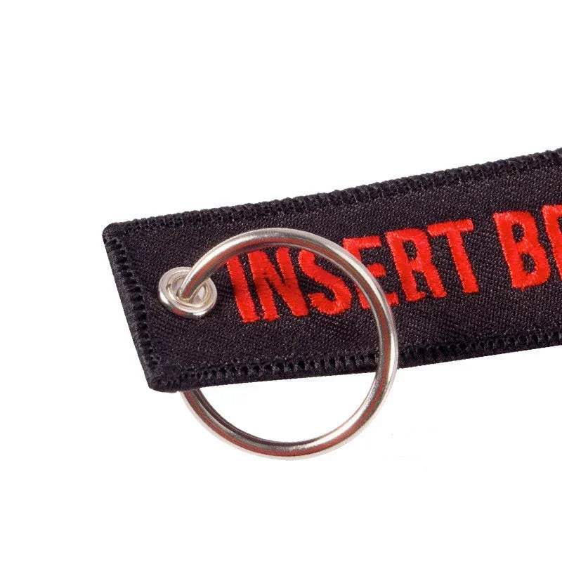 Nyckelband - INSERT BEFORE FLIGHT - Svart/Röd - Action King