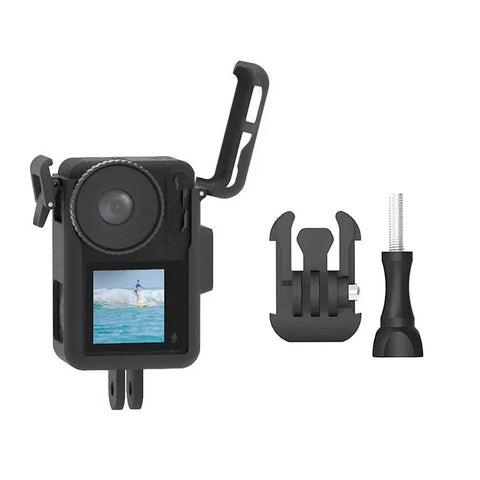 Beskyttelsesramme Vlog med tilbehørsholder til kold sko til DJI Osmo Action 4/3