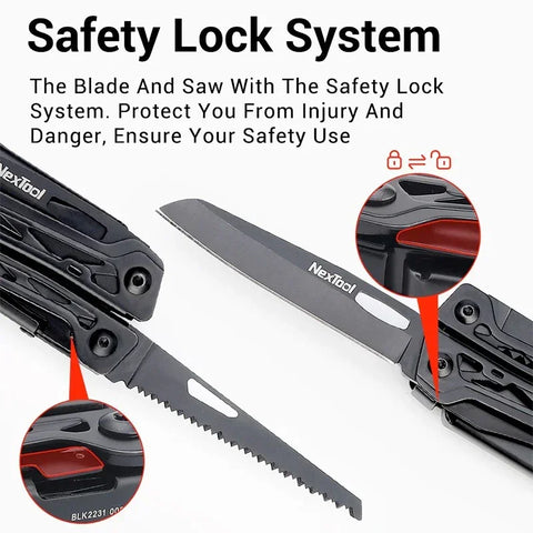 NexTool Black Knight EDC multiværktøj