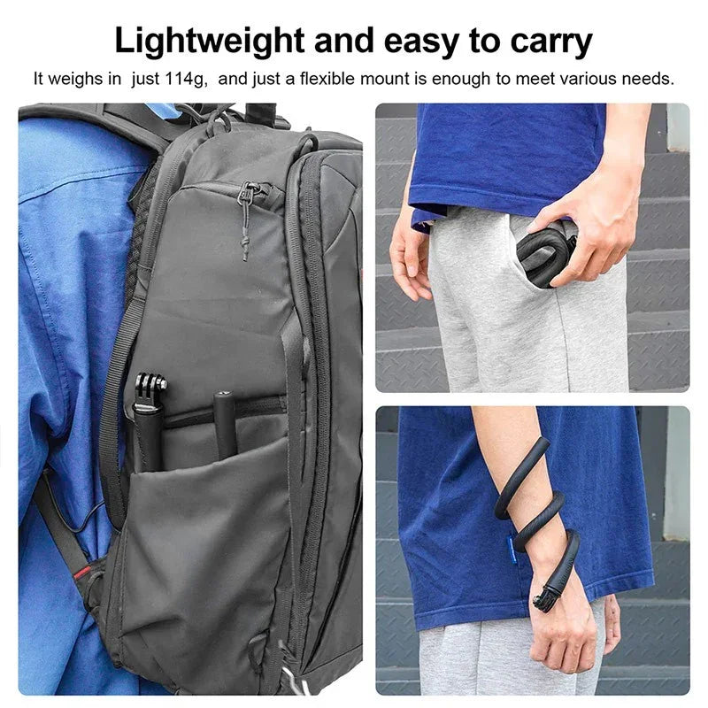 Telesin Flexible Mount - Flexibelt Svanhalsfäste 1/4" till GoPro - Action King