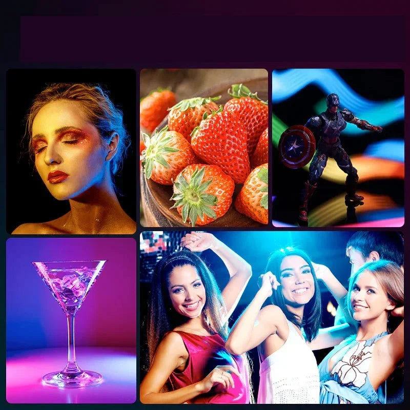 Ulanzi VL49 RGB Pro Belysning LED för foto / video - 2500mAh internt batteri - Action King