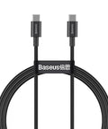 Baseus Superior Series USB-C kabel PD 2.0 / QC3.0, 100W, 20v/5A, 1m - Svart - Action King