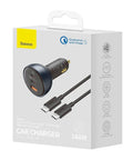 Baseus Qualcomm QC5 Car - Snabbladdare Bil QC5 / PPS 160W - 3xUSB Typ A/C - Svart - Action King
