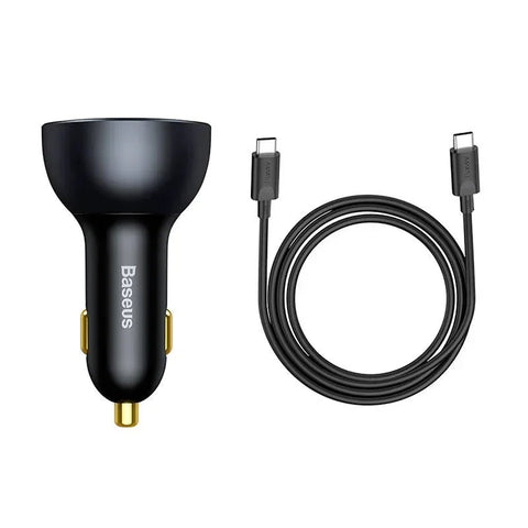 Baseus Qualcomm QC5 Bil - Hurtigoplader Bil QC5 / PPS 160W - 3xUSB Type A/C - Sort