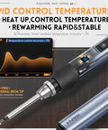 FNIRSI HS-01 Smart lödpenna, USB-C 65W PD, 80-420°C - Action King
