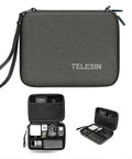 Telesin Väska / Förvaring Mellan Universal för Kamera / Mobil / Tillbehör - DIY - Grå - Action King