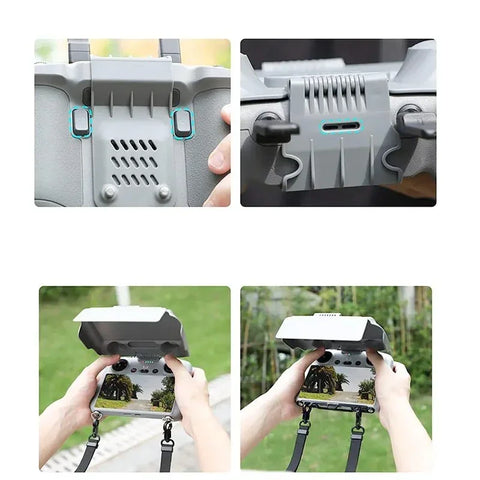Solskærm / Beskyttelse, 2 i 1 til DJI RC 2 Smart fjernbetjening