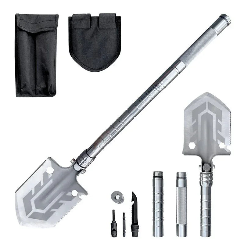 Överlevnadsspade 10 i 1 - Multiverktyg - Kit - Action King