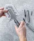 Överlevnadsspade 10 i 1 - Multiverktyg - Kit - Action King