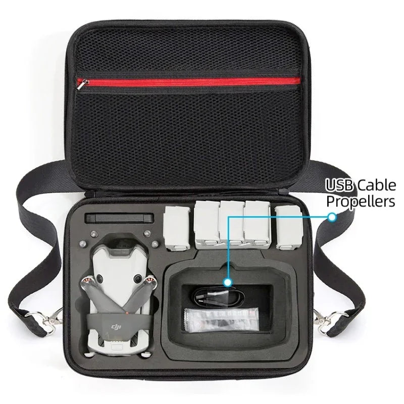 Väska till DJI Mini 4 Pro och tillbehör - Svart - Action King