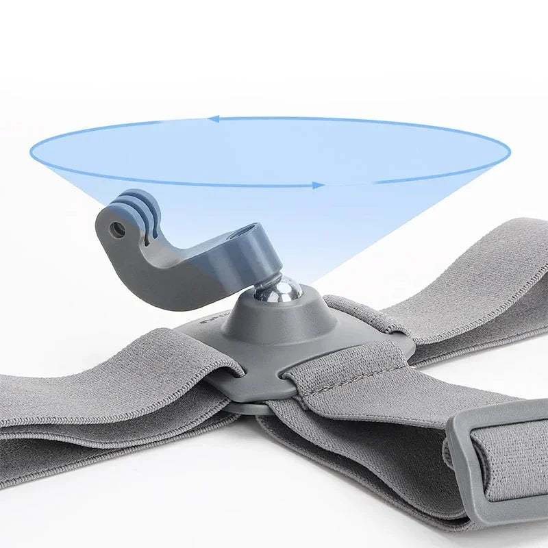 Huvudfäste 360° till GoPro - Elastiskt - Action King