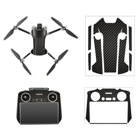 Klistermærke / Skin til DJI Mini 4 Pro + RC 2 - Sort