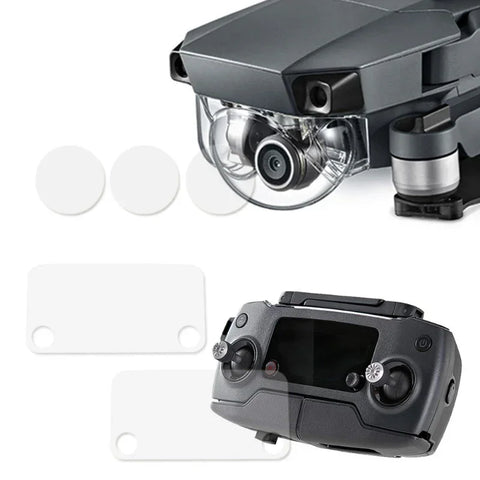 Beskyttelsesfilm til kameralinse / fjernbetjening til DJI Mavic Pro - Multipakke - Sæt