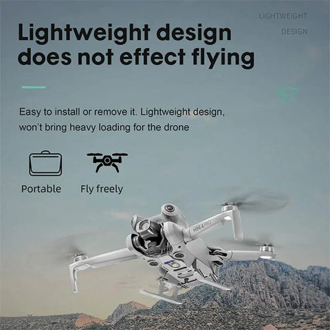 Landingsstelsforlængere til DJI Mini 4 Pro - Udtrækkelige