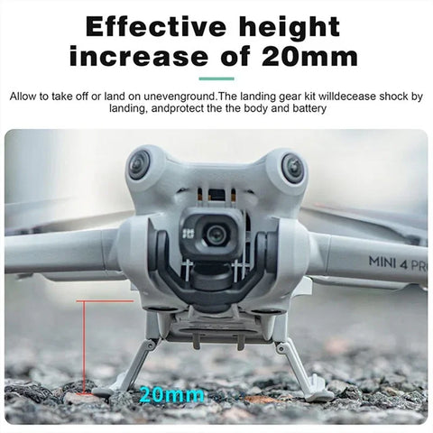 Landingsstelsforlængere til DJI Mini 4 Pro - Udtrækkelige