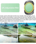 Filter 3-pack - ND8 + ND16 + CPL till DJI Osmo Pocket 3 - Kit - Action King