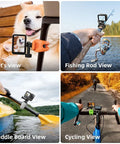 Telesin Flexibelt Silikonfäste 360° till Kamera - Svart - Action King