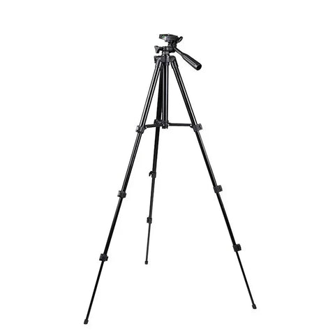 Stativ / kamerastativ 360° lys + mobilholder - Aluminium 370-1020mm