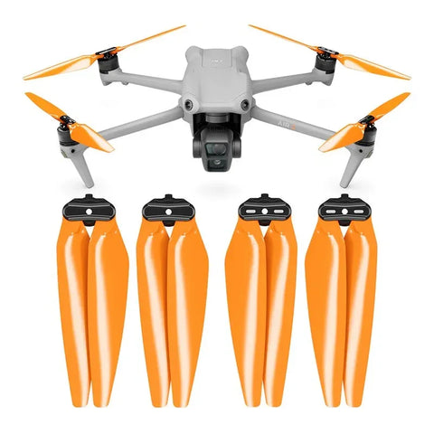 Master Airscrew - DJI Air 3 / Air 3S Stealth Upgrade Propeller - Propeller til DJI Air 3 / Air 3S - Orange - Sæt med 4 stk.
