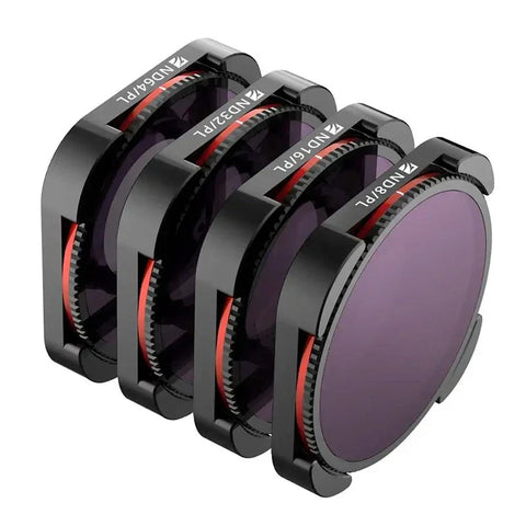 Freewell Filter Bright Day 4K Kit - ND8/PL + ND16/PL + ND32/PL + ND64/PL till GoPro Hero12/11/Mini/10/9 Black - 4-pack - Action King