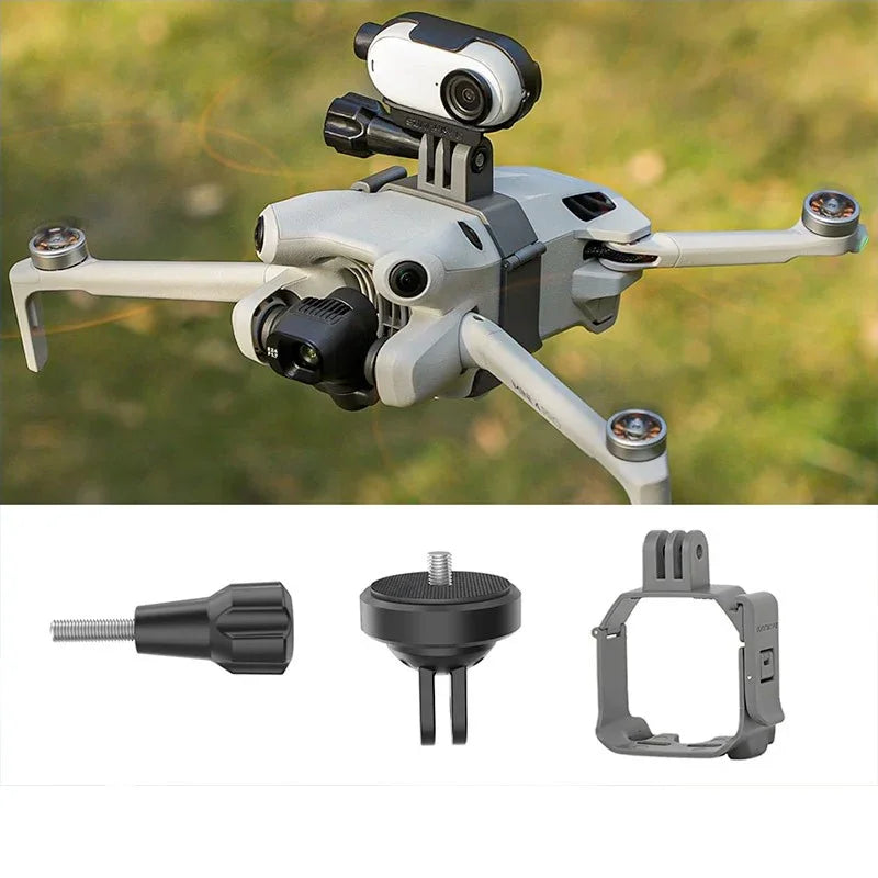Fäste / hållare för kamera / tillbehör till DJI Mini 4 Pro - Ovansida - Action King